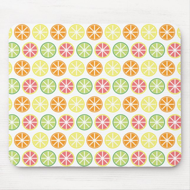 Citrus Pattern Mousepad (Front)