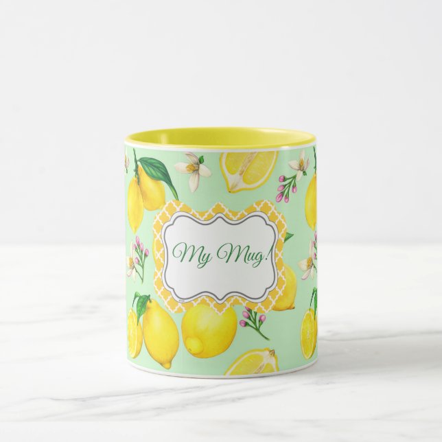 Citrus Pattern Mug (Center)