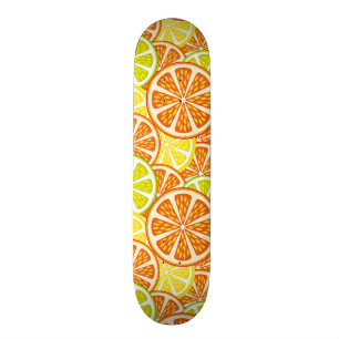 Citrus pattern skateboard