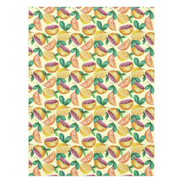 Citrus Pattern Tablecloth (Front)