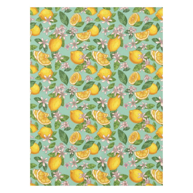 Citrus Pattern Tablecloth (Front)