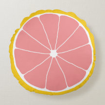 Citrus Pillow, Citrus Home Decor Grapefruit Pillow
