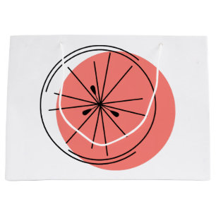 Citrus Pink gift bag large