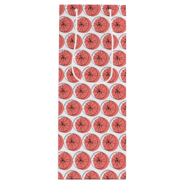 Citrus Pink Multi gift bag wine (Front)