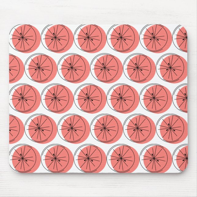 Citrus Pink Multi mouse pad (Front)