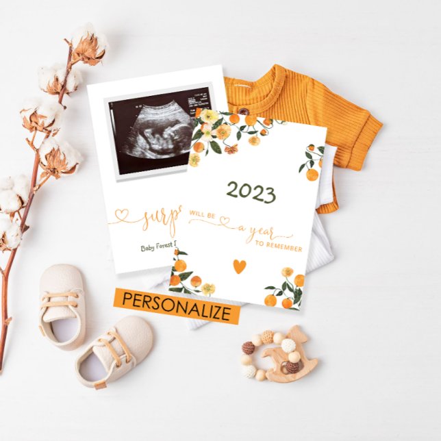 Citrus Pregnancy Announcement Baby Reveal (Creator Uploaded)