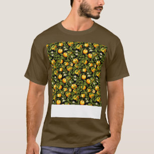 Citrus Seamless Pattern Lemon Lime Orange Mandarin T-Shirt