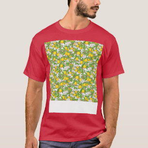 Citrus Seamless Pattern Lemon Lime Orange Mandarin T-Shirt