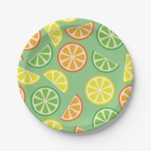 Citrus Slice Birthday Party Paper Plate
