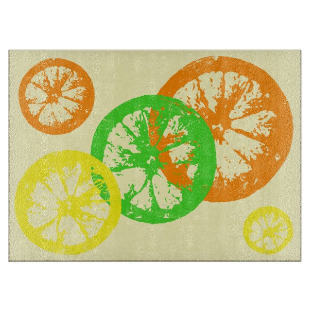 Citrus Slice Cutting Board (Front)