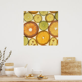 Citrus Slices Poster