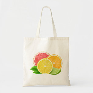 Citrus slices tote bag