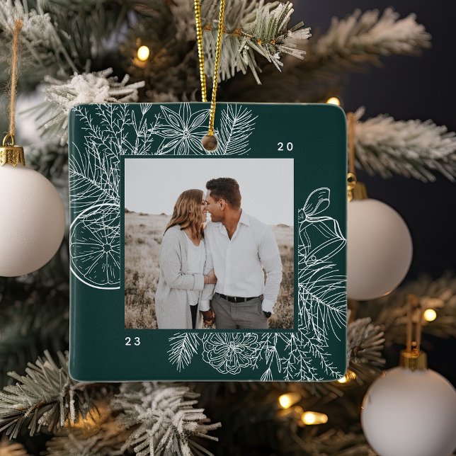 Citrus & Spice | Elegant Photo Ceramic Ornament (Creator Uploaded)