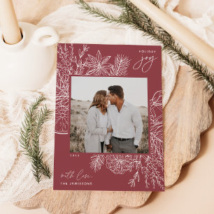 Citrus & Spice   Holiday Joy Photo Card