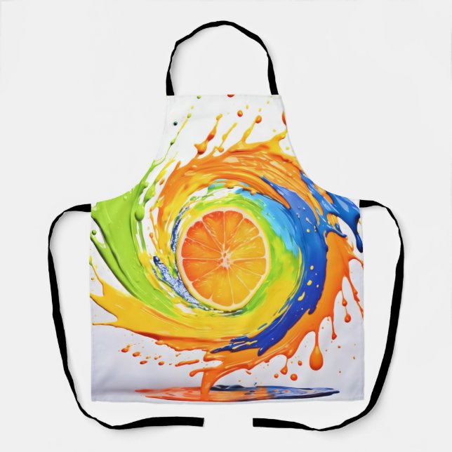 Citrus Splash of Colour Design Apron (Front)