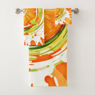 Citrus Splash of Joy Bath Towel Set