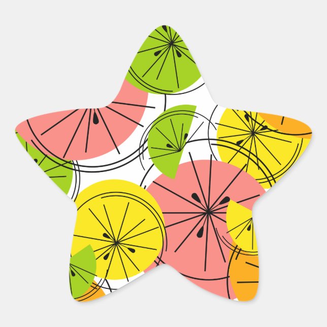 Citrus sticker star (Front)