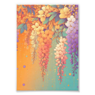 Citrus Sunset Wisteria Photo Print