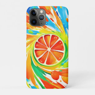 Citrus swirling Splash Design Case-Mate iPhone Case