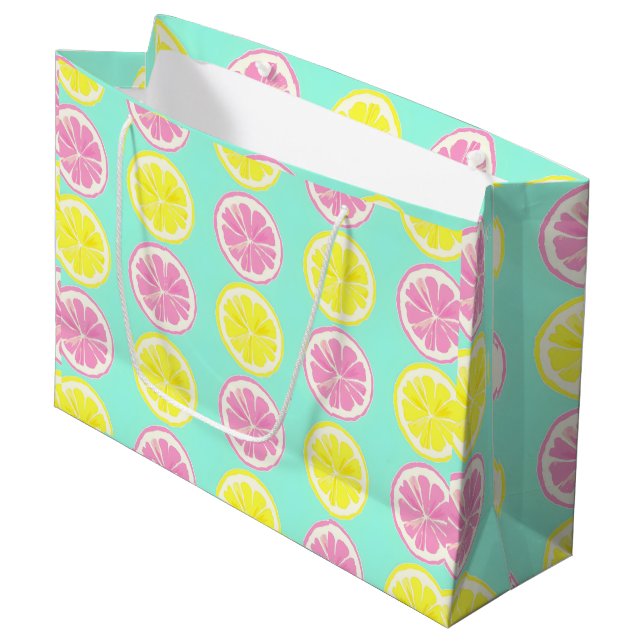 Citrus Symphony Large Gift Bag (Front Angled)