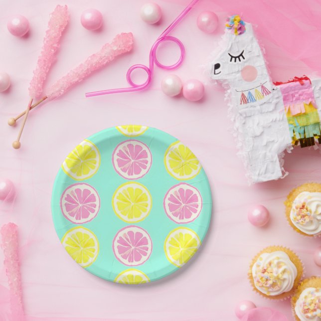 Citrus Symphony Paper Plate (Party)