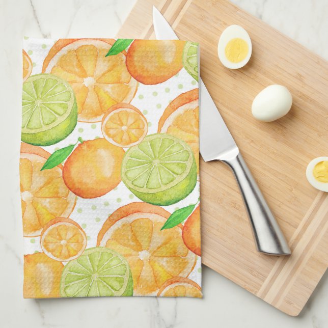 Citrus Tea Towel (Quarter Fold)