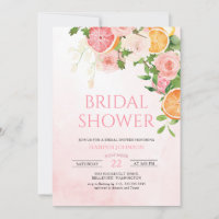 Citrus Theme Fruit Floral Bridal Shower