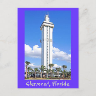 Citrus Tower in Clermont Florida, Gem of the Hills Postcard