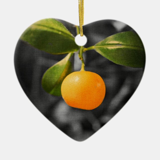 Citrus Tree Ceramic Tree Decoration (Front)