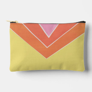 Citrus Triangles Accessory Pouch