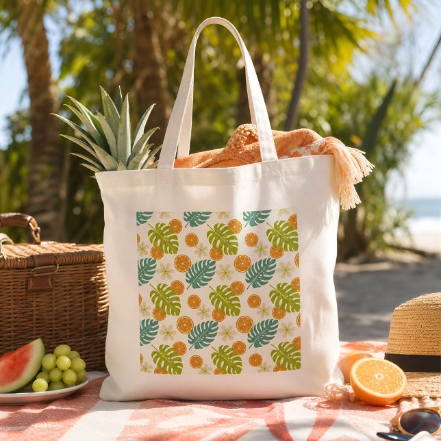 Citrus Tropical Tote Bag (Citrus Tropical Tote Bag)