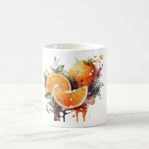 Citrus Watercolor Mug
