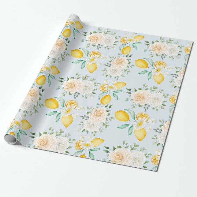 Citrus Wrapping Paper (Unrolled)