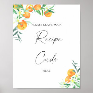 Citrus - Your recipe card here Poster