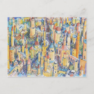 Citta' di fantasia holiday postcard