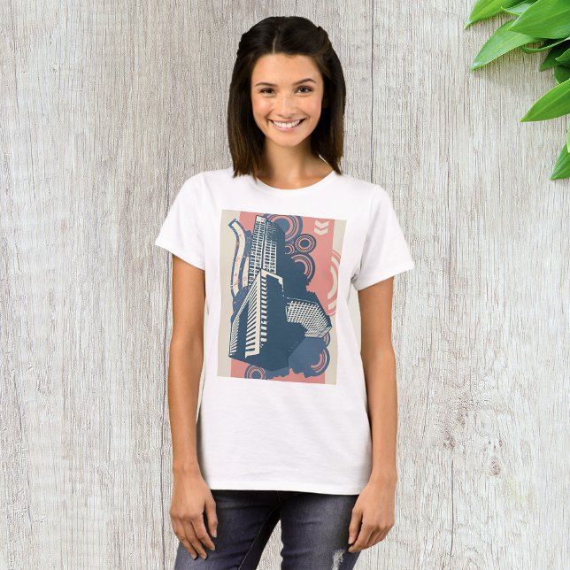 City Abstract Womens T-Shirt (Creator Uploaded)