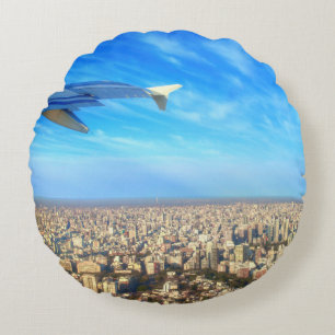 City airport Jorge Newbery AEP Round Cushion