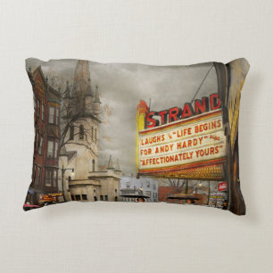 City - Amsterdam NY - Life begins 1941 Decorative Cushion