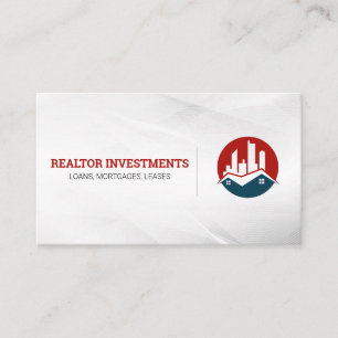 City and Residential Logo   Realtor Business Card