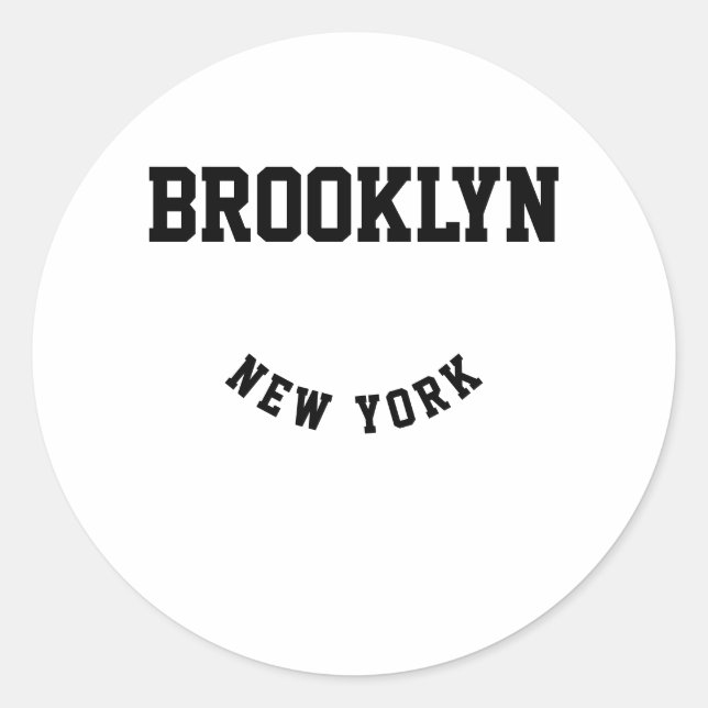 City and State Custom Location  Classic Round Sticker (Front)