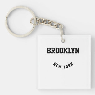 City and State Custom Location   Keychain