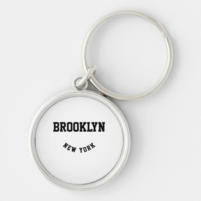 City and State Custom Location   Keychain (Front)