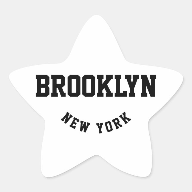 City and State Custom Location  Star Sticker (Front)