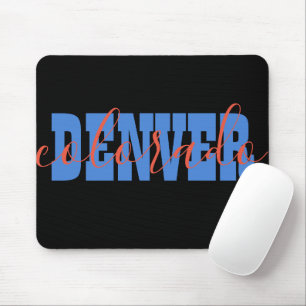 City and state custom mouse pad