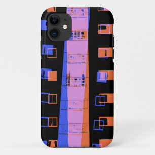 City apartment building at night Case-Mate iPhone case