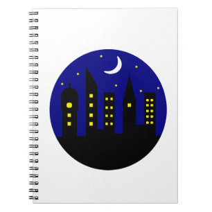 city at night notebook