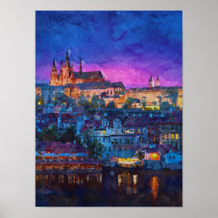 City at night poster