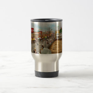 City - Atlantic City NJ - Steel Pier 1909 Travel Mug