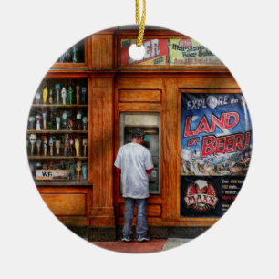 City - Baltimore MD - Explore the land of beer Ceramic Tree Decoration