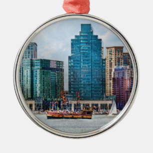 City - Baltimore MD - Harbour east Metal Tree Decoration
